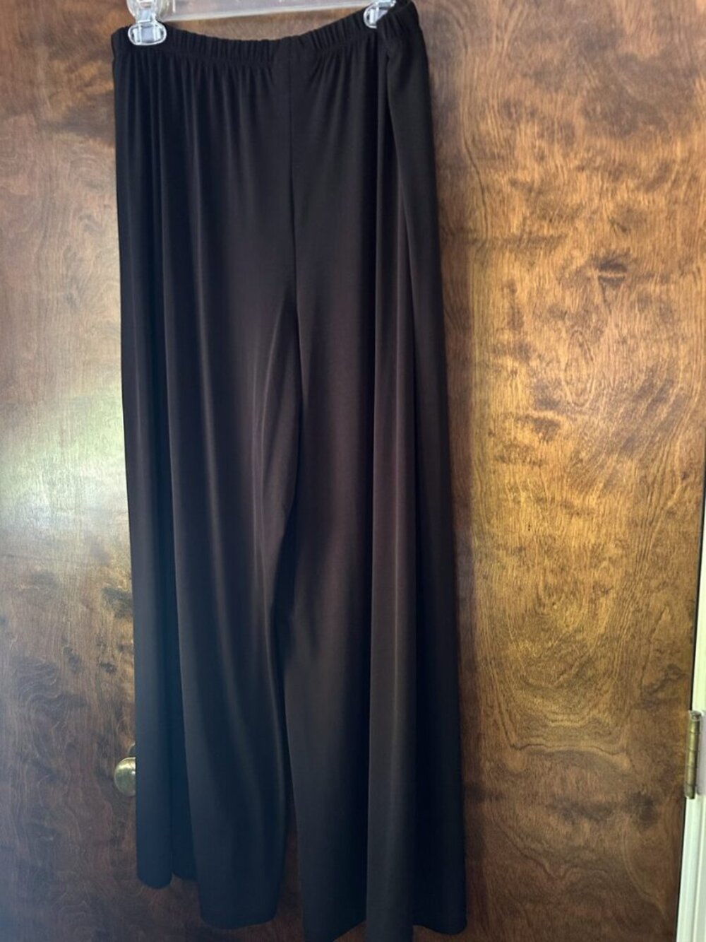 Dressbarn Black Wide Leg Palazzo Pants, Size 14/16